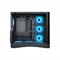 Sama V62bk Black, B850bk 850w, 80+ Bronze, Pcıe 5.1, Atx3.1, Tempered Glass Panel, Panoramic Tasarım, Type-c, 7x120mm Argb Infınıty Fan, Atx, Gamıng Kasa