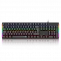 T-dagger Naxos, T-tgk310-bl, Usb Kablolu, Türkçe Q, Rainbow Backlight, Blue Mekanik Switch, 104 Tuşlu, Gaming Klavye
