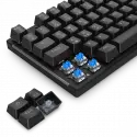 T-dagger Naxos, T-tgk310-bl, Usb Kablolu, Türkçe Q, Rainbow Backlight, Blue Mekanik Switch, 104 Tuşlu, Gaming Klavye