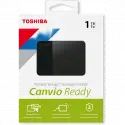 Toshıba Hdtp310ek3aa, Canvio Ready, 1tb, 2.5 Usb 3.0, Taşınabilir, Harici Hdd, (black)