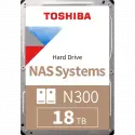 Toshıba N300, Hdwg51juzsva, 3.5, 18tb, 512mb 7200 Rpm, Sata3, 7/24 Nas, Server, Hdd (türkiye Distribütörü Garantili)