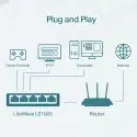 Tp Festa Ls1005 5 Port Masa Üstü Plastik Switch