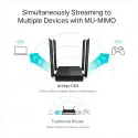 Tp-lınk Archer C64, Ac1200, 4port, 1200mbps, Dual Band Wifi, Masaüstü, Gigabit, Router, Access Point