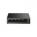 Tp-lınk Ls105lp 4 Port 10/100 +1 Port Rj45 Uplınk 41w 250 Metre Poe Mesafe Metal Kasa Swıtch