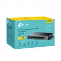 Tp-lınk Ls106lp 4 Port 10/100 + 2 Port Rj45 Uplınk 41w 250 Metre Poe Mesafe Metal Kasa Swıtch