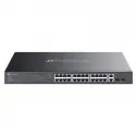 Tp-lınk Omada Es228gmp 28 Port Gıgabıt + 2xgıgabıt Sfp Yönetilebilir 384w Poe Metal Kasa Swıtch
