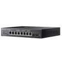 Tp-lınk Omada Sg2210xmp-m2 8 Port Gıgabıt + 2x10g Sfp Yönetilebilir 160w Poe Swıtch