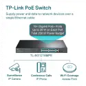 Tp-lınk Sg1218mpe, 16 Port, Gigabit, Poe 250w, 2 Port Gigabit Combo Sfp, Rackmount, Yönetilebilir, Switch