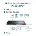 Tp-lınk Sg1218mpe, 16 Port, Gigabit, Poe 250w, 2 Port Gigabit Combo Sfp, Rackmount, Yönetilebilir, Switch