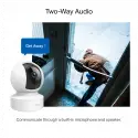 Tp-lınk Tapo C212, 3,0mpix, İç Ve Dış Mekan,  Wifi-ethernet, 9mt. Gece Görüşü, 360 Dönüş, Dikey Ve Yatay Hareket, İki Yönlü Ses Güvenlik Kamerası