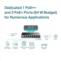 Tp-lınk Tl-sg1006pp, 6 Port, Gigabit, 4 Port Poe 64w, Yönetilemez, Metal Kasa, Masaüstü Switch