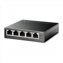 Tp-lınk Tl-sg105pe, 5 Port, Gigabit, 4 Port Poe, 65w, Easy Smart, Yönetilebilir, Metal Kasa, Masaüstü Switch