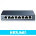 Tp-lınk Tl-sg108, 8 Port, Gigabit, Yönetilemez, Metal Kasa, Masaüstü Switch