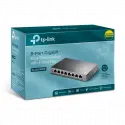 Tp-lınk Tl-sg108pe, 8 Port, Gigabit, 4 Port Poe 64w, Easy Smart, Yönetilebilir, Metal Kasa, Masaüstü Switch