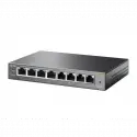 Tp-lınk Tl-sg108pe, 8 Port, Gigabit, 4 Port Poe 64w, Easy Smart, Yönetilebilir, Metal Kasa, Masaüstü Switch