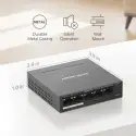 Tp Mercusys Ms105gp 5li 4üpoe Gigabit Switch