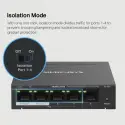 Tp Mercusys Ms105gp 5li 4üpoe Gigabit Switch