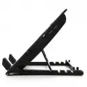 Tx Txacnbergst Ergostand 14cm Led Fan Lı 5 X Yükseklik Ayarlı, 2 X Usb 9-17 Notebook Soğutucu Ve S