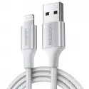 Ugreen Lıghtnıng To Usb-a Örgülü Mfi Sertifikalı İphone Hızlı Şarj Kablosu 2 Metre Gümüş 60163