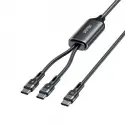 UNITEK 2in1 TYPE-C HIZLI ŞARJ KABLO (C14146ABK01-1.8M)