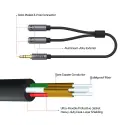 Unıtek 3.5mm Aux Çoklayıcı Y Kablo (y-c956abk)