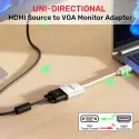 Unıtek Hdmı To Vga Dönüştürücü 1080p&60hz(y-6333c)