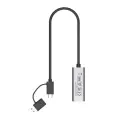 UNITEK HİBRİT USB-C/USB-A 2.5 GİGABİT ETHERNET ADAPTÖRÜ (U1313CGY01)