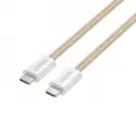 Unıtek Type-c Manyetik Hızlı Şarj Kablosu Bej (c14141acl01-1m)
