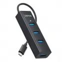 Unıtek Type-c To 4 Port Usb 3.0 + Type-c (y-3089z)