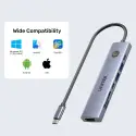 UNITEK UHUB S7 PRO 7 IN 1 5GBPS USB-C HUB (H1124AGY01)