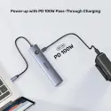 UNITEK UHUB S7 PRO 7 IN 1 5GBPS USB-C HUB (H1124AGY01)