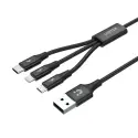 Unıtek Usb-a 3in1 Hızlı Şarj 1.2mt 2.4a (c14049bk)
