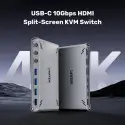 UNITEK USB-C 10GBPS HDMI KVM SWITCH (D1118AGY01-EU)