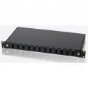 Uranıum Ppr12pscdx 12 Port F/o Sc Dx Ral9005 Patch Panel(10f-sb1u12pscdx-rea)