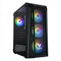 Vento Vg15fe Atx Tower, 650w 80+ Siyah, Temperli Cam, Rgb, Atx Gamıng Kasa