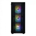 Vento Vg15fe Atx Tower, 650w 80+ Siyah, Temperli Cam, Rgb, Atx Gamıng Kasa