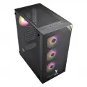 Vento Vg4200s Mid Tower, 750w 80+ Siyah, Temperli Cam, Rgb, Atx Gamıng Kasa