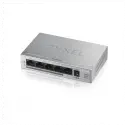 Zyxel Gs1005hp, 5 Port, Gigabit, Poe 60w, Yönetilemez, Masaüstü Switch