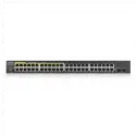 Zyxel Gs1900-48hp V2, 48 Port, Gigabit, 24 Port Poe 170w, 2 Port Gigabit Sfp, Yönetilebilir, Rackmount Switch