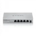Zyxel Mg-105, 5 Port, Gigabit, Metal Kasa, Yönetilemez, Masaüstü Switch