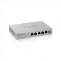 Zyxel Mg-105, 5 Port, Gigabit, Metal Kasa, Yönetilemez, Masaüstü Switch