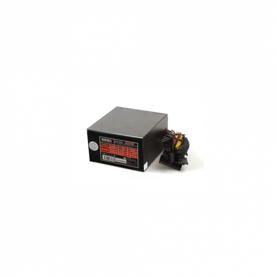 Everest Eps-500a, 500w, 12cm Fan, Atx, Gamıng Power Supply (psu)