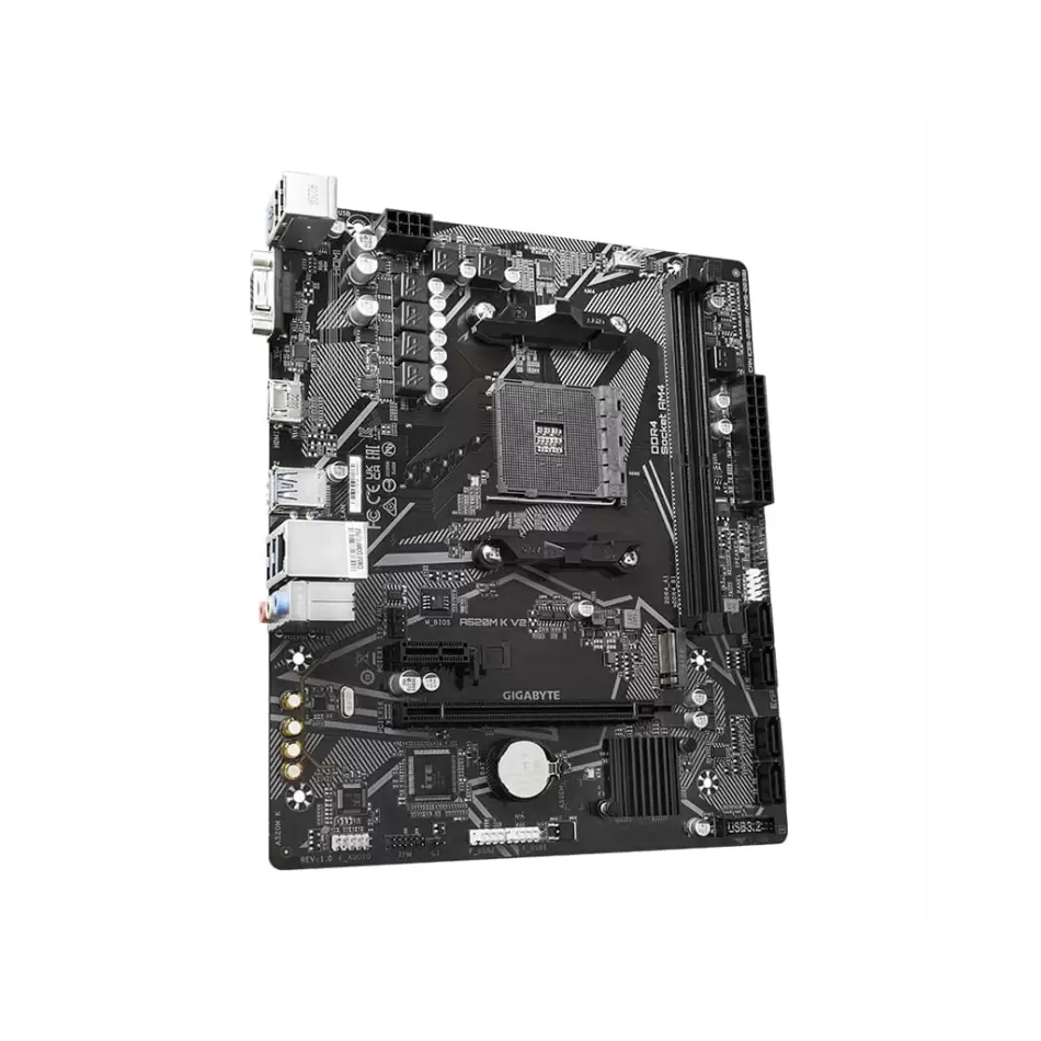 Gıgabyte A520m-k V2, 2xddr4, 1x M.2, D-sub, Hdmı, Am4 Soket Anakart