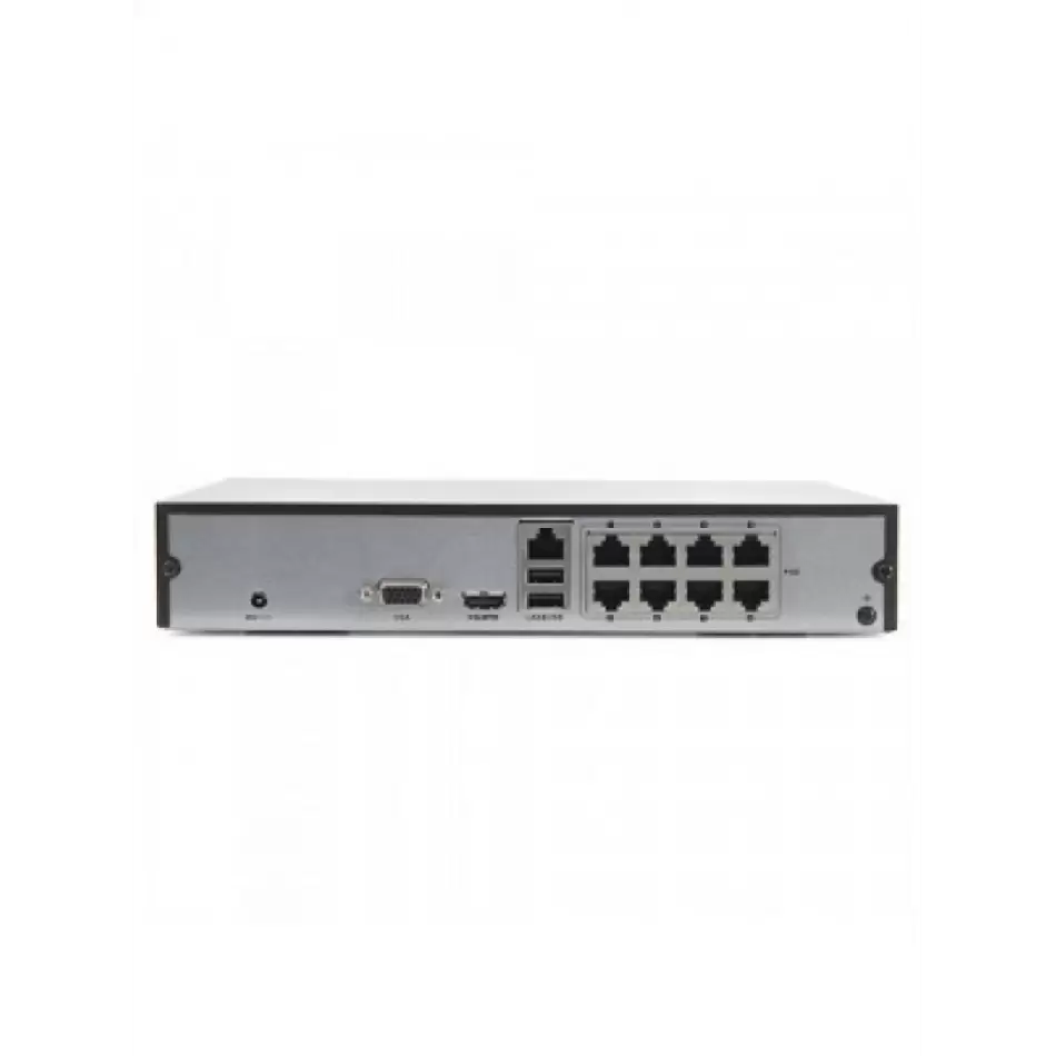 Hıkvısıon Ds-7108nı-Q1/8p/m, 8kanal Poe, 4mpix, H265+, 1 Hdd Desteği, 1520p Kayıt, 60mbps Bant Genişliği, Metal Kasa, Nvr