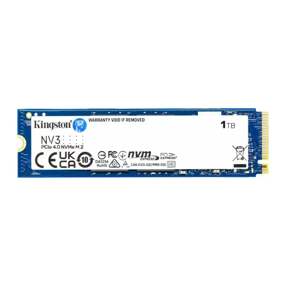 Kıngston Snv3s/1000g, Nv3, 1tb, 6000/4000, Gen4, Nvme Pcıe M.2 2280, Ssd