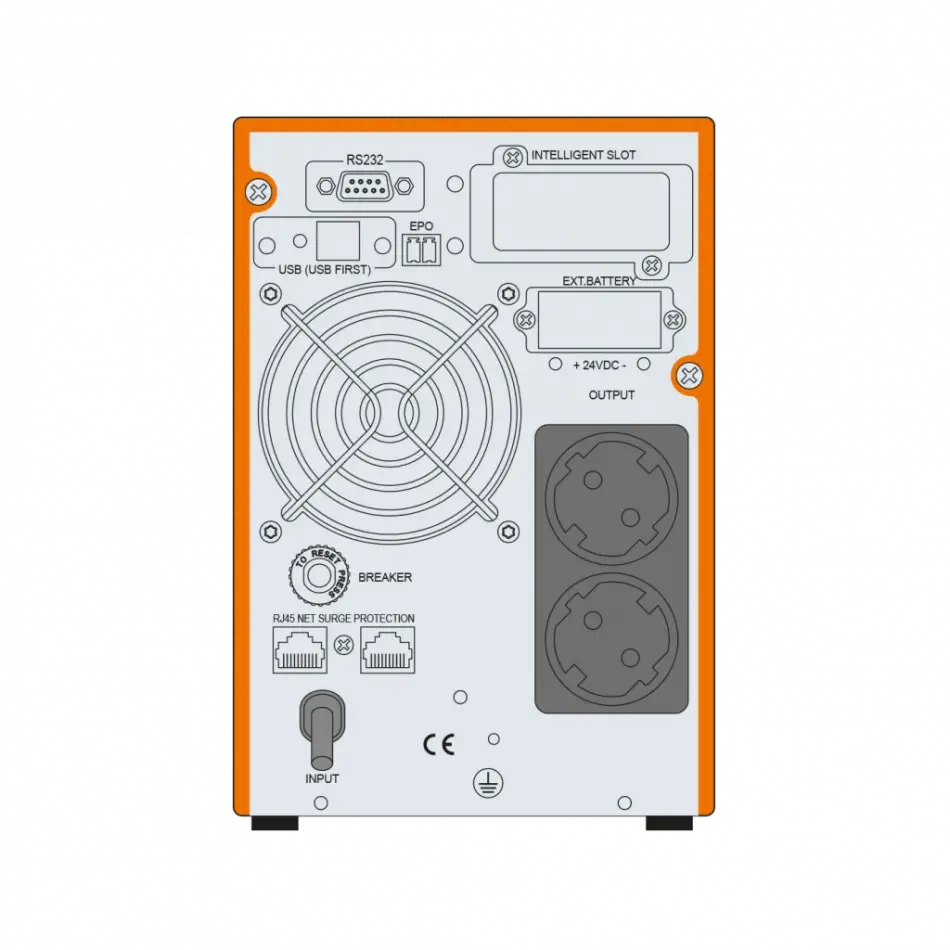 Makelsan Powerpack Se 1 Kva Online Ups(2x7a Akü)