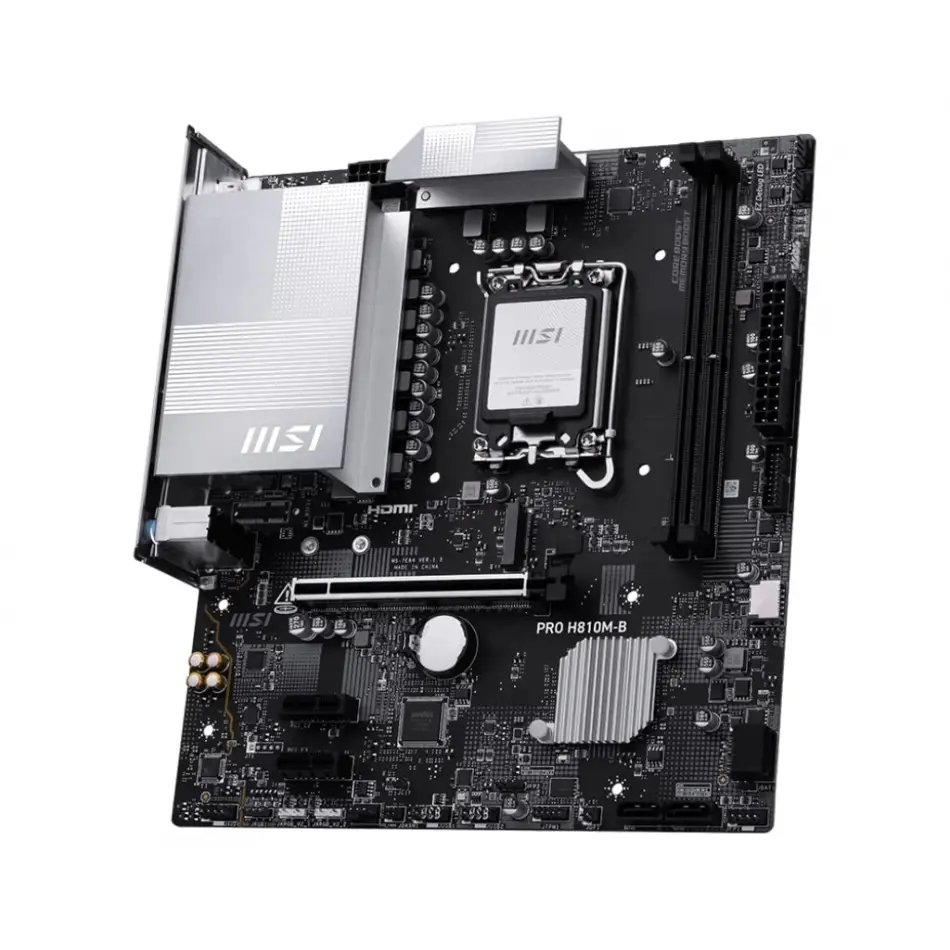 Msı Pro H810m-b Ddr5 6400mhz (oc) M.2 Matx 1851p