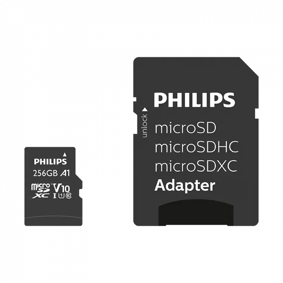 Phılıps 256gb Mıcro Sdxc 80 Mb/s C10 Fm25mp45b/00