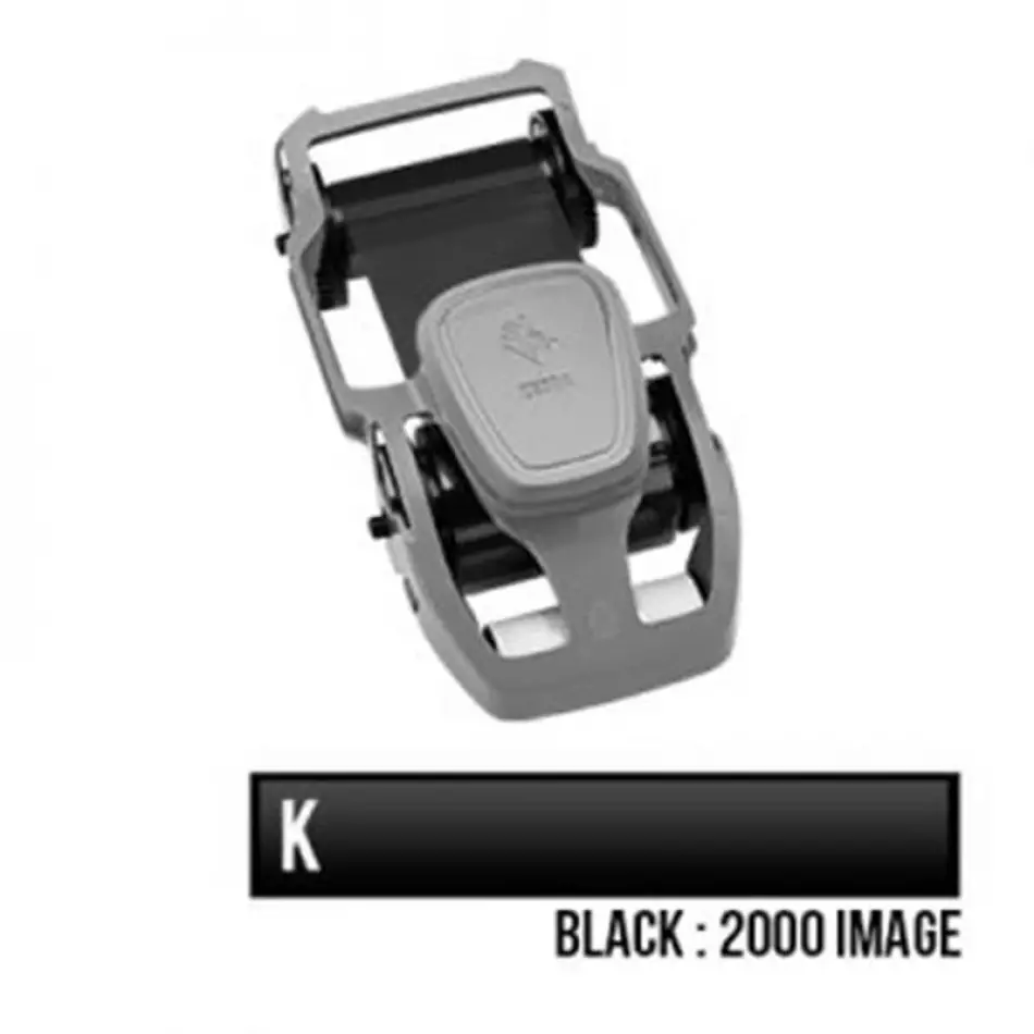 Zebra 800300-301 Zc100/zc300 Uyumlu Tek Yüz 2000 Baskı Siyah Ribon
