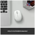 Logıtech 910-006867, M171 White, Usb Nano 2,4g Kablosuz, 1000dpi, Optik, 3 Tuşlu, 12ay Pil Ömrü, Mouse